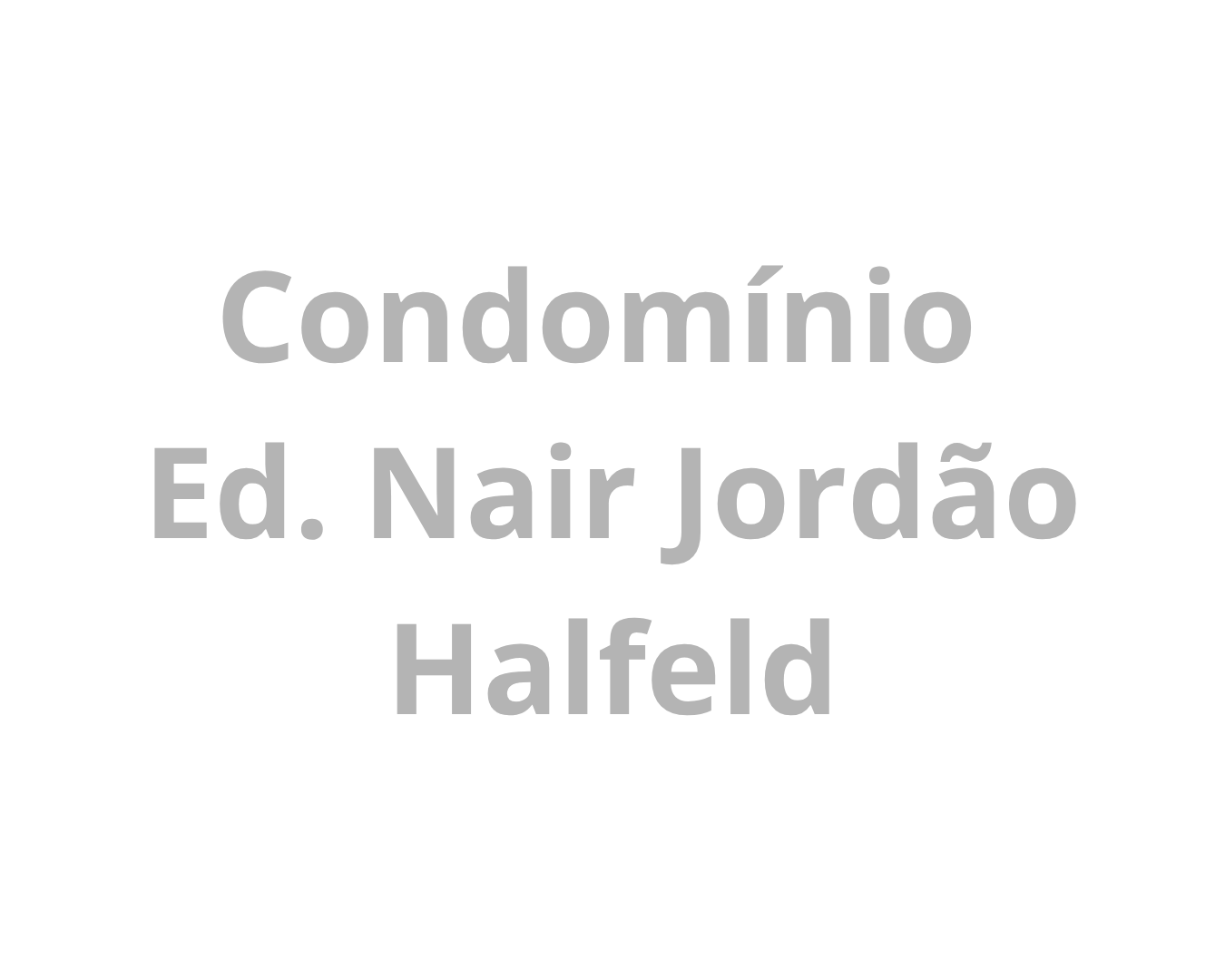 Condomínio Ed. Nair Jordão Halfeld
